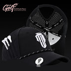 Women’s MultiStyle Flexx Performance Hat – Black - NJF Golf™