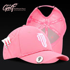 Women’s MultiStyle Flexx Performance Hat – Light Pink - NJF Golf™