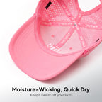 Women’s MultiStyle Flexx Performance Hat – Light Pink - NJF Golf™