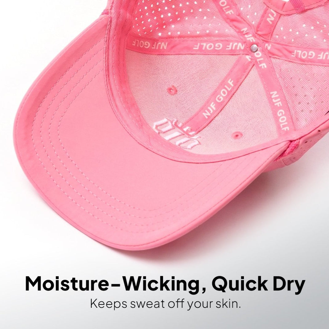 Women’s TriStyle Flexx Performance Hat – Light Pink - NJF Golf™